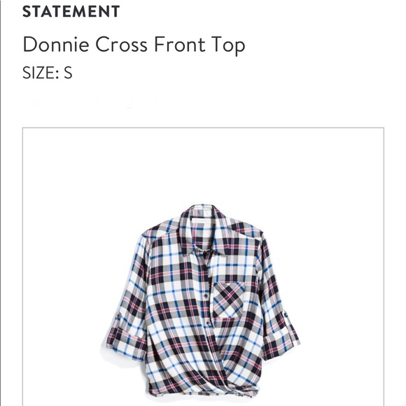 Statement Donnie Cross Front Top - Picture 7 of 7